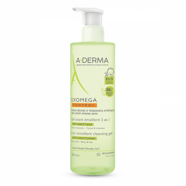 ADERMA EXOMEGA CONTROL GEL ZA ČIŠĆENJE 2U1 500ml