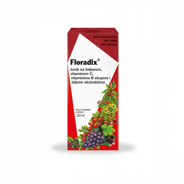 DIETPHARM FLORADIX TONIK SA ŽELJEZOM 250ml 